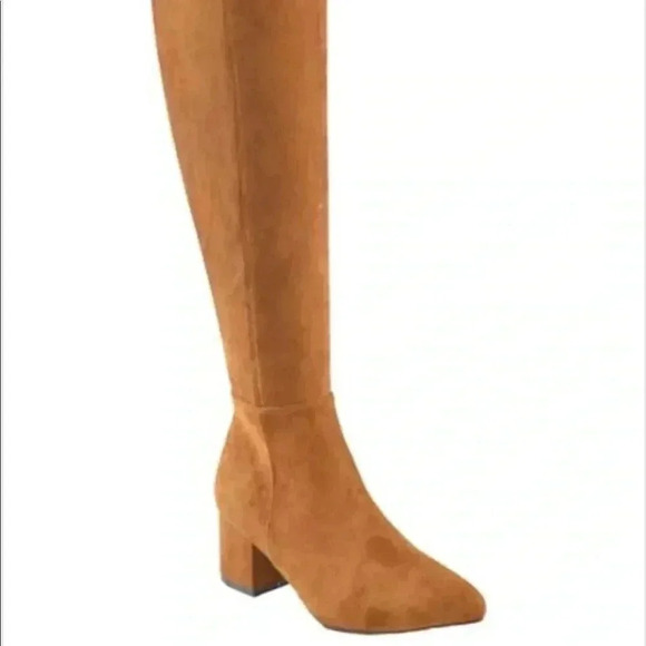 Pointed toe knee high boots - Picture 2 of 5